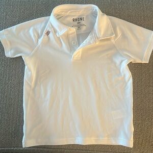Rhone Toddler white polo - size 2/3